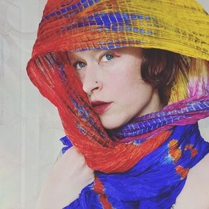 pride love rainbow cotton scarf🌈